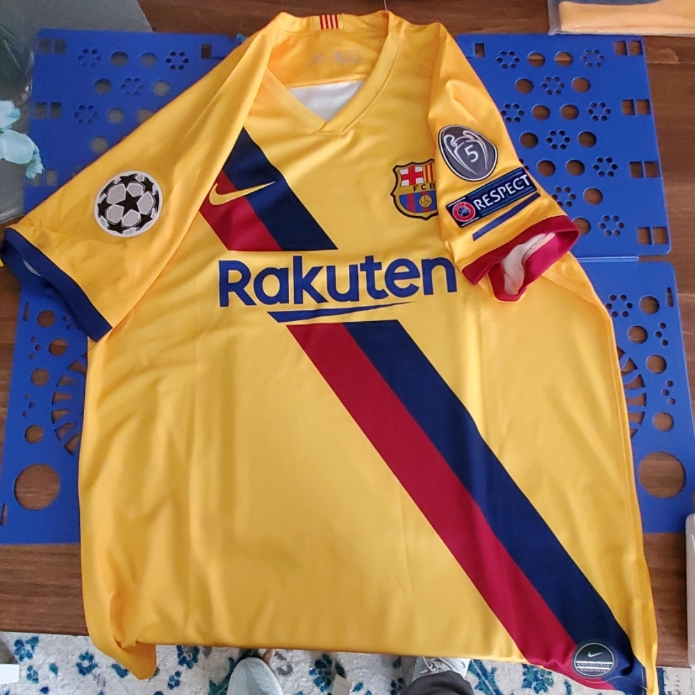 Barcelona Blank Fan Jersey 3rd Away XL
